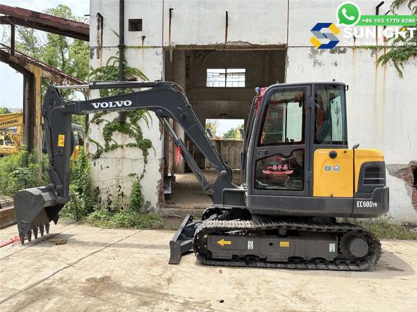 Yishun Small Digger 6Ton EC60 Second Hand VOLVO Mini Original Excavator For Mining
