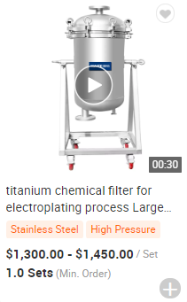 Practical and Economic Design Polished SS 304 316L Activated Carbon Filter Housing Filtration Machine
