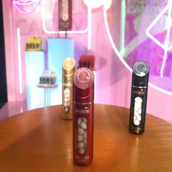 Lipstick Shape Sweet Vitamin C Tablets Funny Lovely Fashionable Healthy Candy For Girls