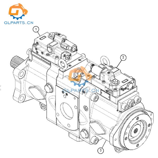 565-9737 Excavadora bomba hidráulica pistón tipo E336GC E340 E345GC