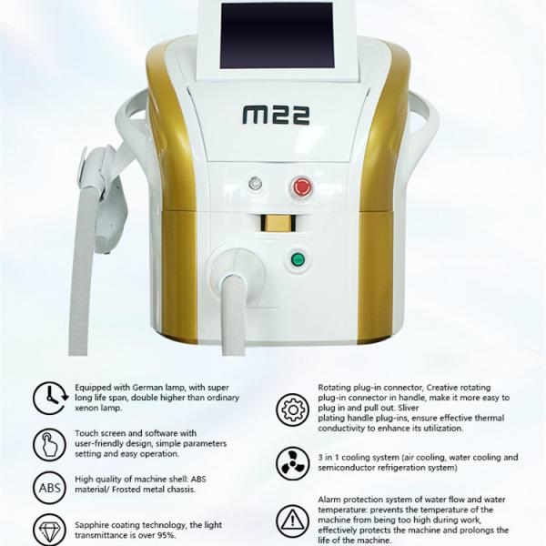 портативная машина удаления волос лазера диода 480nm для лицевой поднимаясь кожи