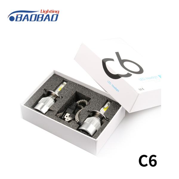 C6 30W 3600Lumen COB Car LED headlight