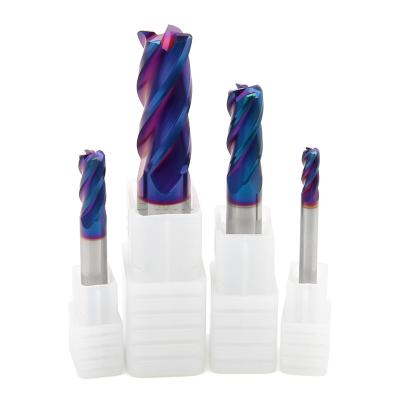 HRC65 Solid Carbided Corner Radius End Mills R6 4 Flutes Tungsten Milling Cutter