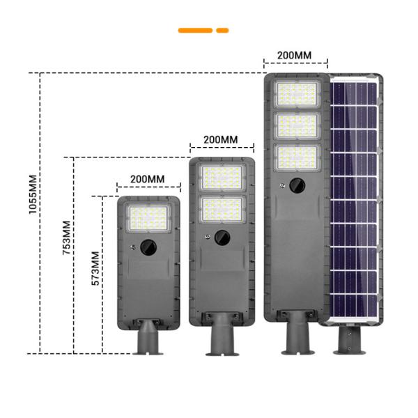 80w 120w 160w Road Waterproof Street Light Outdoor Solar Lighting for DC 6V Input Voltage