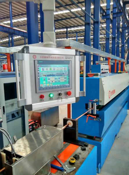 Argon Arc Welding Pipe And Corrugation Cable Production Line For Fire Retardant Cable