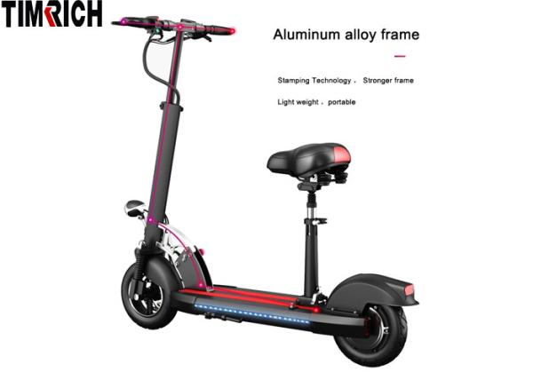 10'' Rechargeable Electric Scooter TM-TM-H06B Brushless Rear Hub Motor 36V 400W