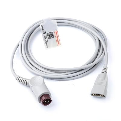 Pressão arterial invasiva compatível HP para transdutor PVB conector 12 pin IBP