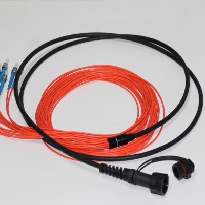 LC APC End Fiber Optic Pigtails Multimode OM2 G655 Water Proof LSZH Jacket