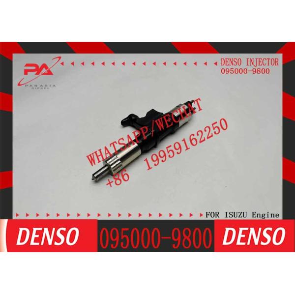 4 шт. Дизельного топливного инжектора Denso 095000-9800 095000-1810 8-98219181-0 Совместимый с двигателем Isuzu 4HK1 6HK1