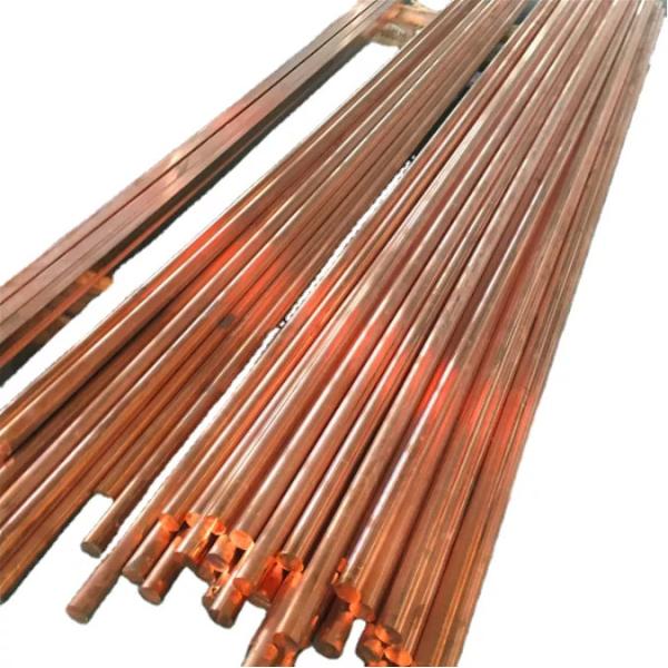 Barra lisa do cobre C1100 de Rod de fio de cobre 8mm de ASTM B88 B837 B306