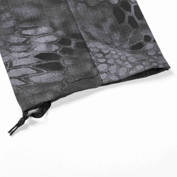 Traje militar de la ropa del combate del ejército de la tela de la tela escocesa del traje de Python del negro del ACU