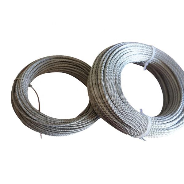 Sistema de 7x19 Cables de avión 1/8 SS Cables de acero Cables de cable de cable de cable de cable de acero inoxidable T316