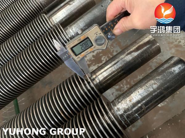Solid Carbon Steel Electric Low Fin Tube HFW For Fired Heater Furnace Convection Section