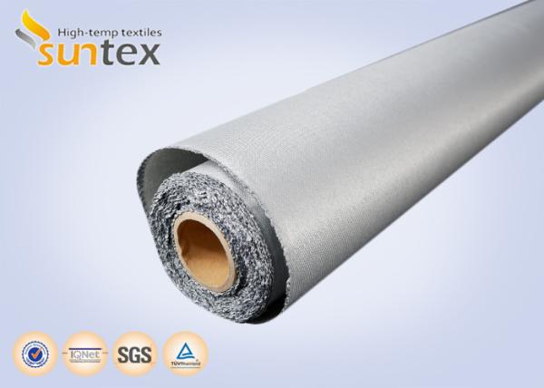 Cortinas de fumo materiais da cobertura revestida Heatproof do fogo da fibra de vidro da tela 0.7mm do plutônio da tela