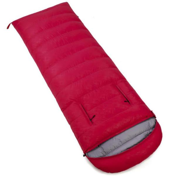Lightweight Goose Down Sleeping Bags For Adults Pink Red Purple Blue Appearance