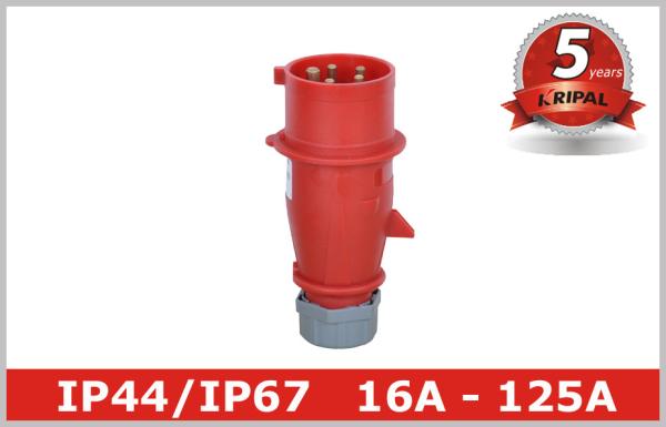 400V 3 Phase Pin and Sleeve Industrial Plug 16A 32A 63A 125A Industrial Socket