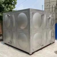 Construction Works Stainless Steel Sectional Water Tank 304/201/316 Big Metal Water Tank