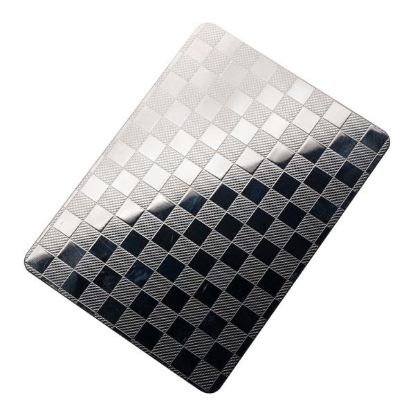 Embossed Stainless Steel Panels Rose Gold Mirror Finish For Hotels Villa Lobby Interior Decoration 201 304 316