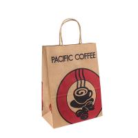 Empacotamento de alimento reciclável dos sacos de papel do punho do ofício de Eco Brown