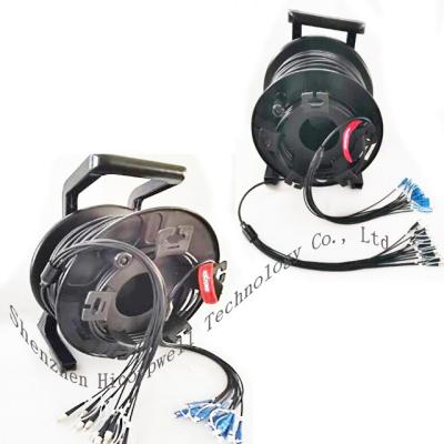 Mini Size Portable Hand Fiber Optic Cable Reel / Wire Spool / Wire Winch