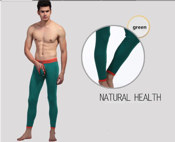 Men's Long Johns/Men's Warm Pants/Thin Elastic Line Of Men's Fashion Cotton Sexy Gay Pants