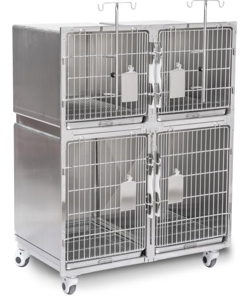 stainless steel cage veterinary cages stainless steel dog Five sets dog cat stainless steel pet cage