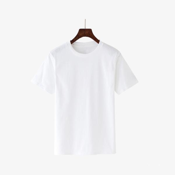 O Neck Men Blank T Shirt Custom Cotton Loose Drop Shoulder