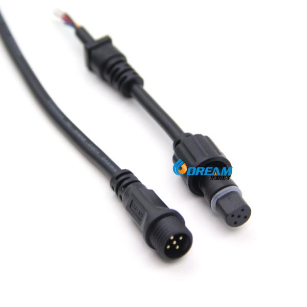 DREAM START 2Pin 3Pin 4Pin LED Connector Cable Waterproof IP67 Male Female Jack Waterproof Extension Cables