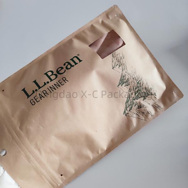 Flexible Soft Kraft Paper Bag Aluminum Foil for Grocery Popsicle Potato Chip Snack