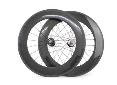 Hot sale 700c  88MM Carbon clincher wheelsets with width 23mm fixed gear for track bike