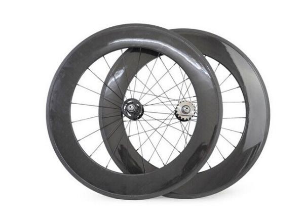 Hot sale 700c  88MM Carbon clincher wheelsets with width 23mm fixed gear for track bike