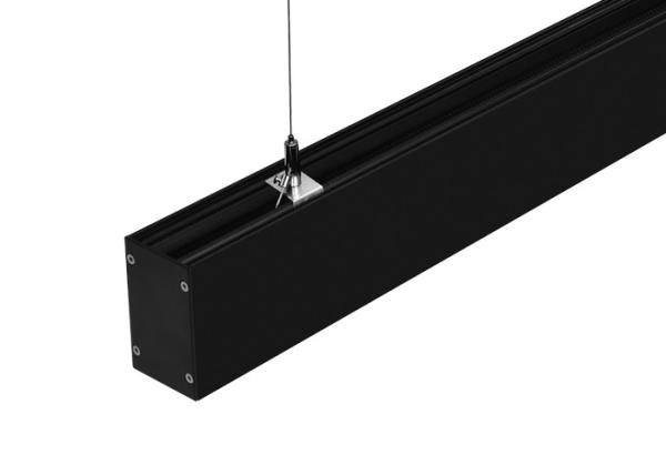 Black 3600lm Aluminium Profile Light 50 60Hz 50000H Aluminum White Color