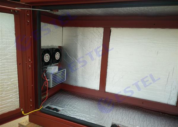Revêtement en aluminium de poudre du Cabinet IP65 de clôture extérieure au plancher de télécom