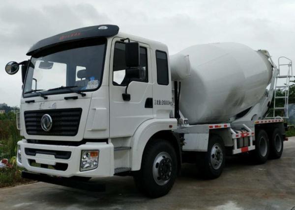 8X4 12CBM Ready Mix Concrete Mixer Truck , Dongfeng 12 Wheels Self Mixing Concrete Truck