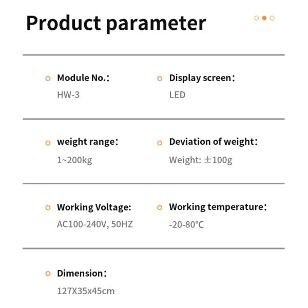 Backlight Function LED 200kg/0.1kg Luggage Scale for Convenient and Accurate Weighing