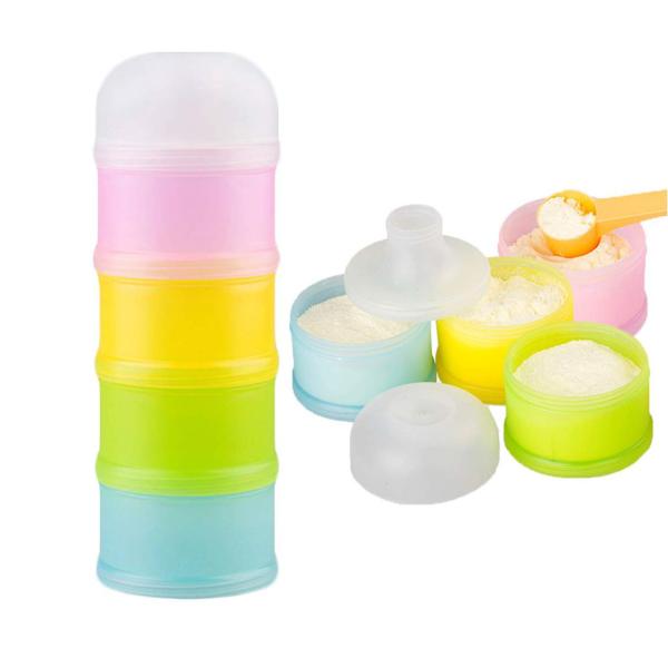 Twist Lock Baby Milk Powder Storage Box Snack Cup For Toddlers