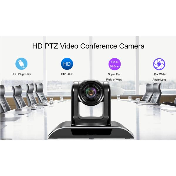 Inclinación completa de la cámara de la conferencia del IP de 2.1MP 1080p Hd 10X webcam de 120 grados