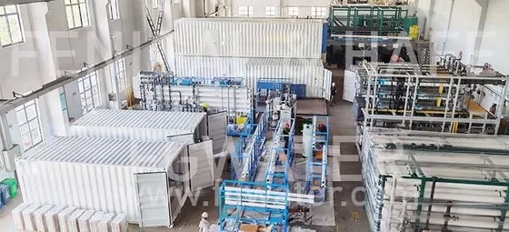 200m3 Day Integrated UF RO Containerized Water Treatment System in 40ft Container