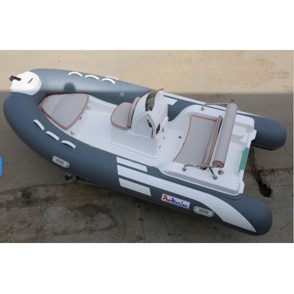 2023 new fiberglass hull rib boat 3.9m with removable fuel tank rib390CL