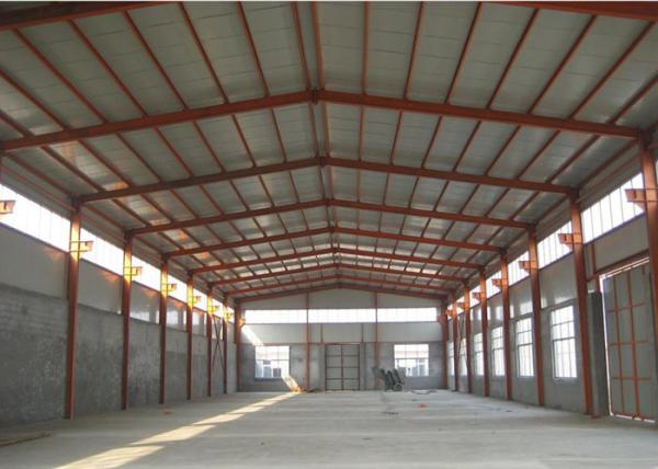 Topshaw Low Cost Prefabricated Light Steel Structure Steel Warehouse with Parapet Wall