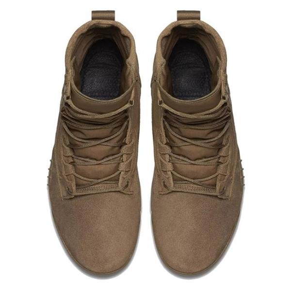 Botas de cuero tácticas para hombre de la selva de la suela exterior de goma 8