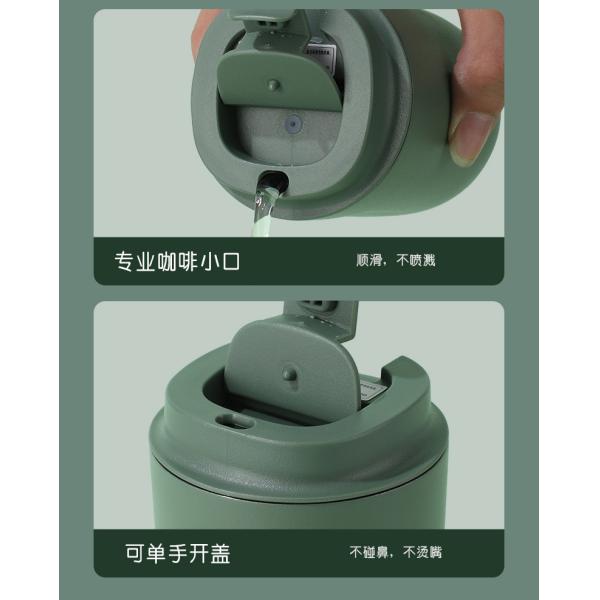 Stainless Steel Coffee Cup Travel Mug Double Wall Vacuum Cup Reusable Tumbler Cup For Car Thermos With Lid For Keep Hot/Ice Coffee