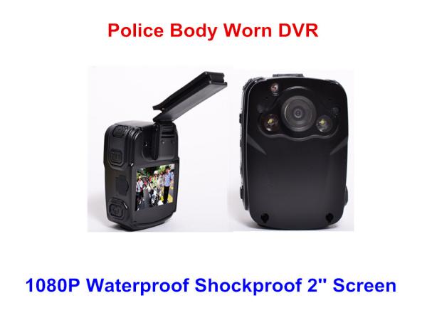 Wearable Night Vision Body Camera , Personal Body Video Camera Built In 32G TF Card