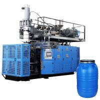 soufflage de corps creux à couvercle serti de tambour de baril de 120l 220l faisant à machine le type en plastique machine d'accumulateur de 55 gallons de soufflage de corps creux