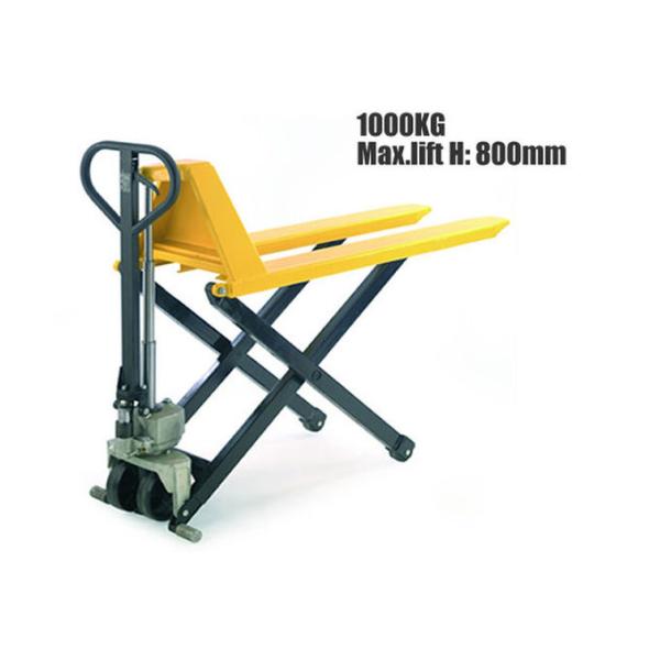 Небольшой размер Ссиссор тележка паллета, тележка паллета высокого подъема с поднимаясь высотой 800мм