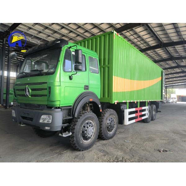 Beiben Benz 8X8 Diesel Heavy Duty Van Cargo Truck with Extended Cabin 300L Fuel Tanker