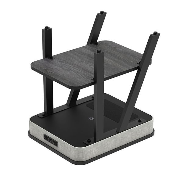 Rectangle Bluetooth Speaker End Table USB Charging Modern Side Table With USB Port