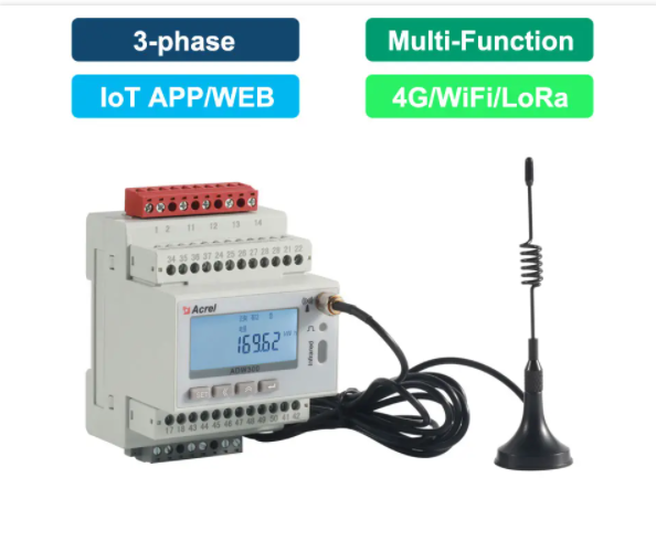 Acrel Adw300/Wf привело метр Ac Kwh измерителя величины тока для контроля силы Iot
