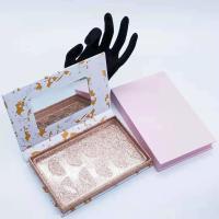 Impresión a color de caja magnética rígida personalizada para el embalaje de pestañas falsas