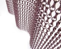 Customizable Aluminium Chain Fly Screen Wire Diameter 2mm Standard Size 12mm*24mm